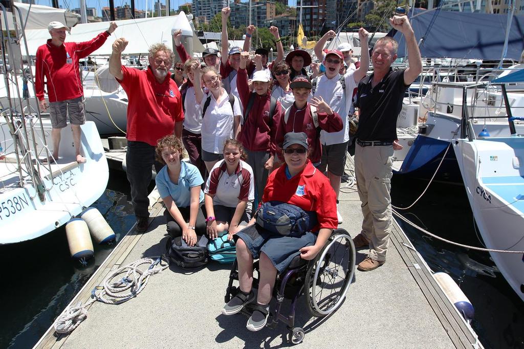 Windcraft GM Allan Bridge meets Grace and schoolmates © Windcraft Australia www.windcraft.com.au